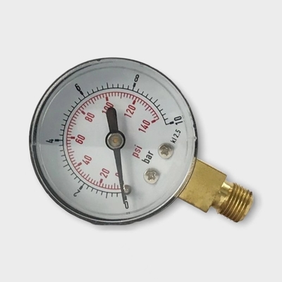 10 Bar Brass Connection Utility Pressure Gauge Flow Manometer 40mm 1/8 NPT