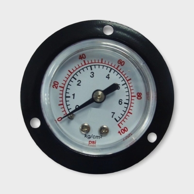 Panel Mounting Brass Connection Pressure Gauge 1/8 NPT Manometer For Gas 40mm