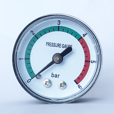 40mm Black Steel Case 6 bar Brass Wetted Parts Utility Pressure Gauge