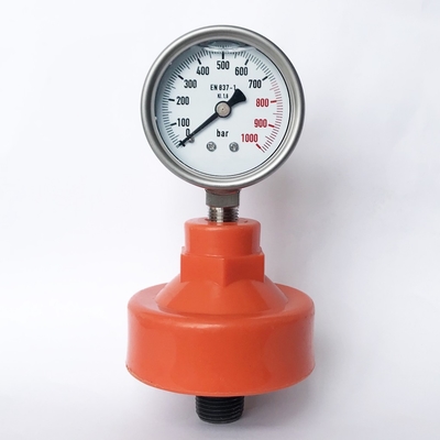 PTFE EPDM 1000 Bar Pressure Gauge 50mm Hygienic Pressure Gauge