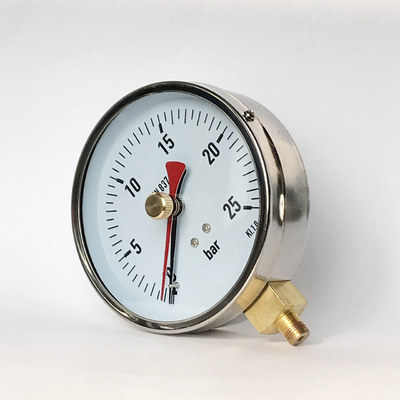 25 Bar 100mm Stainless Steel Pressure Gauge