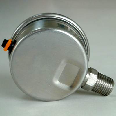 50mm All Stainless Steel Pressure Gauge 14 Psi 1 Bar Glycerine Filled Vacuum Manometer