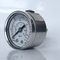 40mm 12 bar Manometer Nickel Plated Brass Connection Stainless Steel Case Liquid-filled Pressure Gauge
