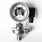 SS 304 Diaphragm Seal Pressure Gauge 100 Bar Hygienic Electric Contact Manometer