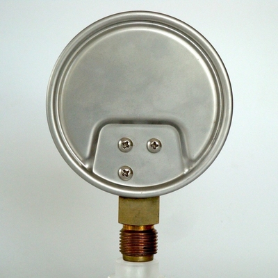 100mm Stainless Steel Case Pressure Gauge 8 Bar Brass Internals Manometer