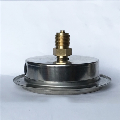 100mm 3500 psi Oil Manometer with Flange Panel Mount Liquid-filled Pressure Gauge