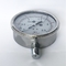 100mm 2.5 MPa Silicone Oil Filled Manometer Chromed Brass Connection Liquid-filled Pressure Gauge