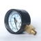 35mm Radial Pressure Gauge 2.5 Bar Brass Wetted Industrial Manometer
