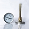Stainless Steel Bi Metal Temperature Gauge 120C Heating Metal Stem Thermometer