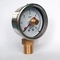 316 SS Liquid Filled Pressure Gauge 2.5 Inches 6 Bar Oil Manometer Bottom Mount