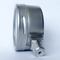 Glycerine Manometer 10 Bar Liquid Filled Pressure Gauge Oil SS316 NPT Removable Ring