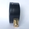 Brass Tube Socket Pressure Gauge Yellow Green Red Dial 80mm 15 Bar