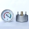 2.5 Inch Capsule Pressure Gauge 63mm Brass Wetted U Clamp Pressure Gauge
