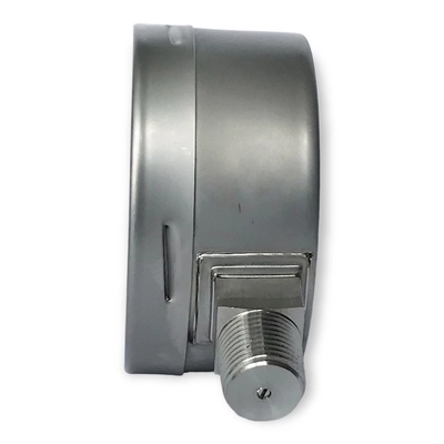 All Stainless Steel Water Pressure Gauge Glycerin Manometer 100mm